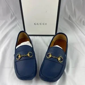 Gucci Calfskin Hebron Horsebit Loafer Moccasins NEW IN BOX Gucci Calfskin Hebron Horse Bit Loafer Moccasins in Brown  main image 4